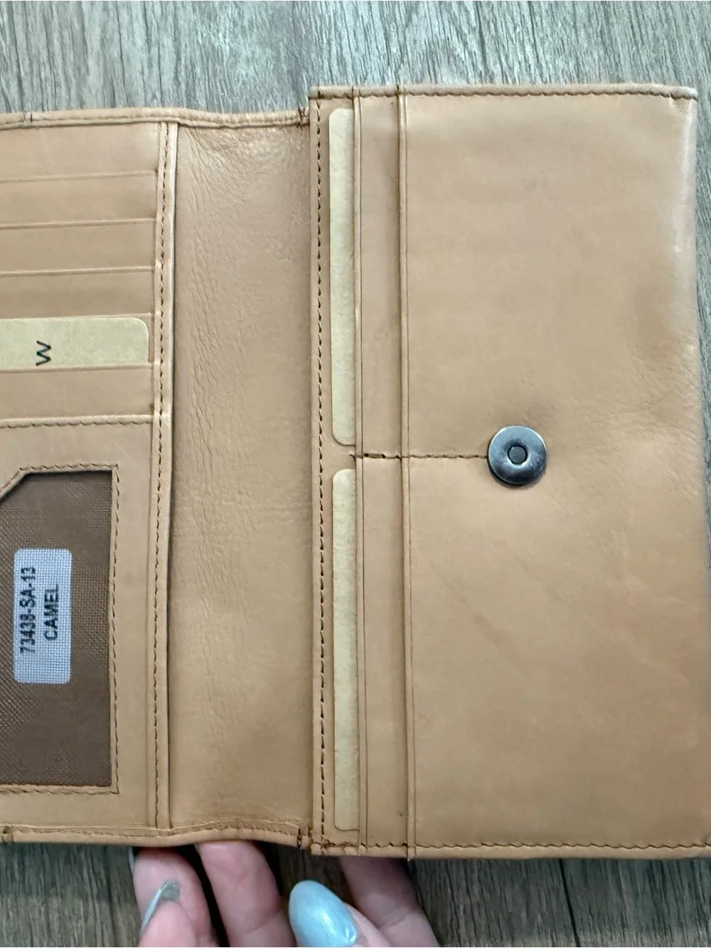 Spikes & Sparrow Tan Leather Tassel Wallet, NWT